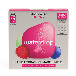 Waterdrop Microlyte Berry Electrolyte Hydration Cubes 12ST