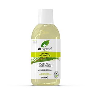 Dr Organic Tea Tree Oil Purifying Mouth Wash 500ML Dr Organic Tea Tree Oil Purifying Mouth Wash 500ML