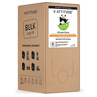 Attitude All Purpose Cleaner Bulk to Go 2LT Citrus Zest 2LT