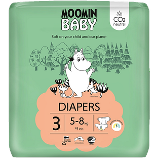 Moomin Baby Luier Maat 3 Midi 48ST