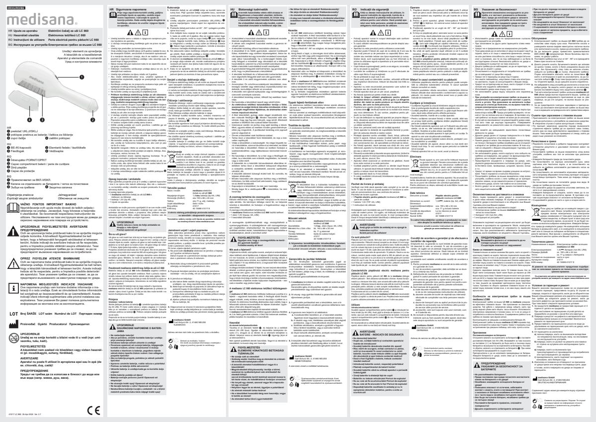 Elektrische Luizenkam LC 860 afbeelding van document #5, instructions