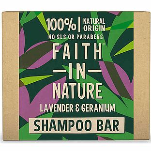 Faith in Nature Lavendel & Geranium Shampoobar 85GR