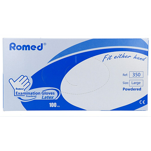 Romed Latex Handschoenen Large 100ST