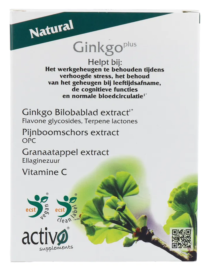 Activo Ginkgo Plus Capsules afbeelding