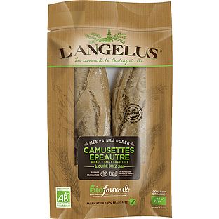 Langelus Camusettes Speltbrood 2ST Langelus Camusettes Speltbrood 2ST