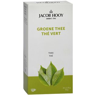 Jacob Hooy Groene Thee Zakjes 20ST