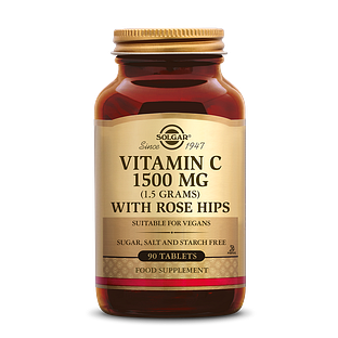 Solgar Vitamine C with Rose Hips (Rozenbottel) 1500 mg Tabletten 90TB