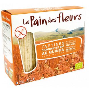 Le Pain des Fleurs Quinoa Crackers Bio 150GR Le Pain des Fleurs Quinoa Crackers Bio 150GR