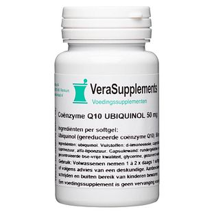 VeraSupplements Coënzyme Q10 50mg Capsules 60CP