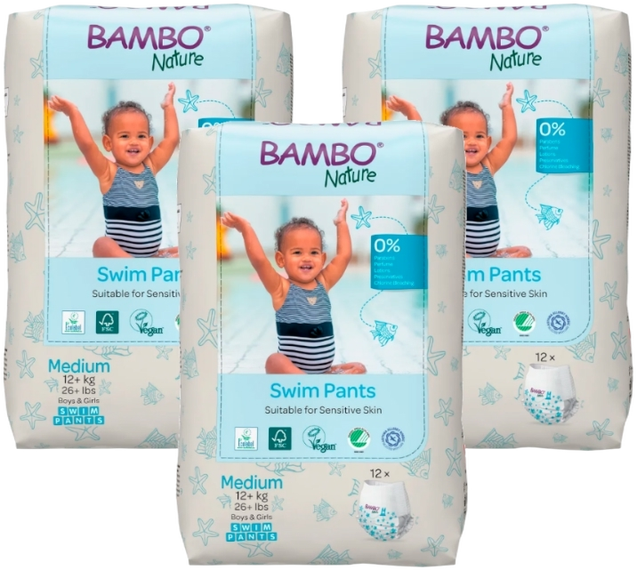 Bambo Nature Swim Pants Medium Multiverpakking