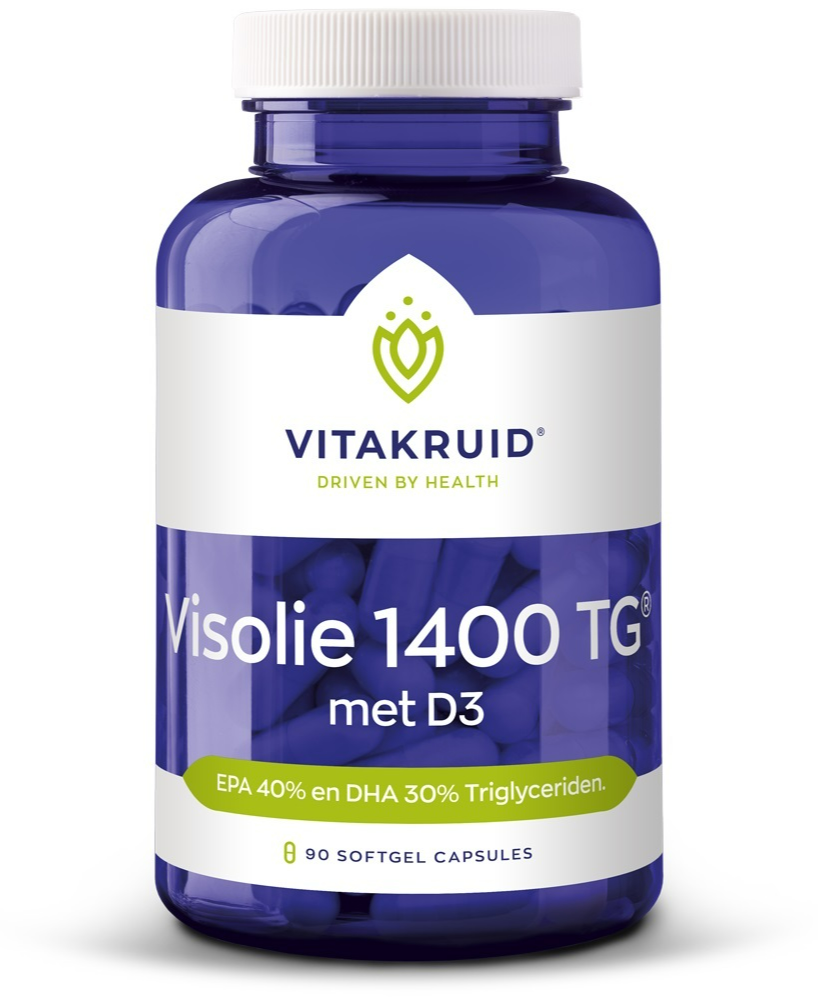 Vitakruid Visolie 1400 TG? Triglyceriden D3 Softgel Capsules