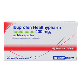Healthypharm Ibuprofen 400mg Liquid Caps 20CP