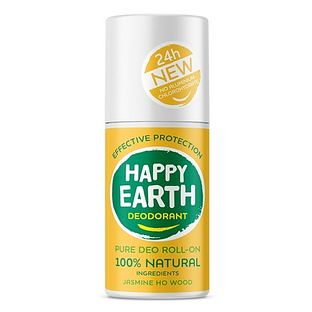 Happy Earth 100% Natural Deo Roll-On Jasmine Ho Wood 75ML