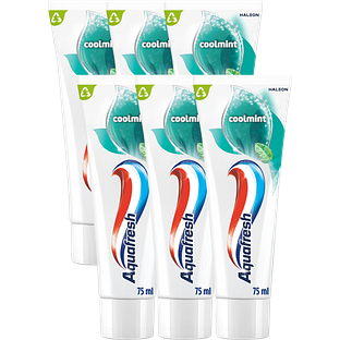 Aquafresh Coolmint Tandpasta Multiverpakking 6x75ML