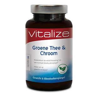 Vitalize Groene Thee en Chroom Capsules 90CP
