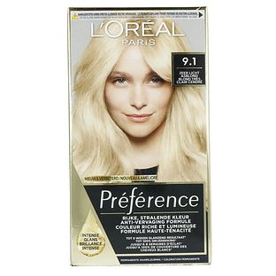 L'Oréal Paris Préférence 9.1 Zeer Licht Asblond 174ML
