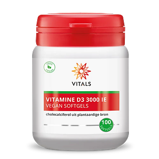 Vitals Vitamine D3 3000IE Softgels 100SG Pot