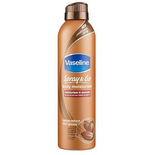 Vaseline Spray & Go Body Moisturiser Spray Cocoa Radiant 190ML Vaseline Spray & Go Body Moisturiser Spray Cocoa Radiant 190ML