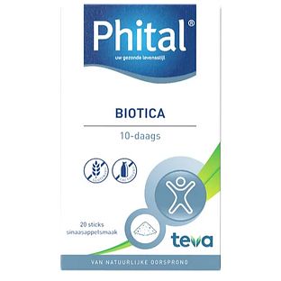Phital Biotica 10-daags Sticks Sinaasappel 20ST Phital Biotica 10-daags Sticks Sinaasappel 20ST