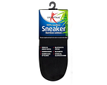 Lucovitaal Sneaker Bamboesokken Zwart Maat 39-42 1PR