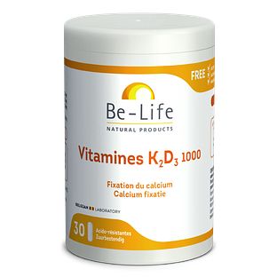 Be-Life Vitamines K2 D3 1000 Capsules 30CP