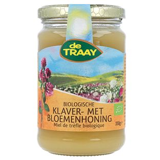 De Traay Klaver Met BloemenhoningBiologisch 350GR