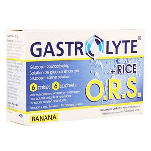 Gastrolyte ORS Sachets - Banaan 6ST Gastrolyte ORS Sachets - Banaan 6ST