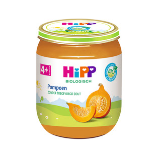 HiPP 4M+ Pompoen 125GR HiPP 4M+ Pompoen 125GR