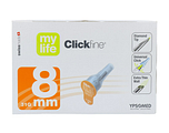 Mylife Clickfine DiamondTip Pennaald 8mm (31G) 100ST
