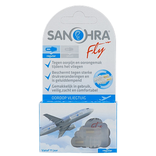 Sanohra Oordopjes Vliegtuig Regular 1PR Sanohra Oordopjes Vliegtuig Regular 1PR