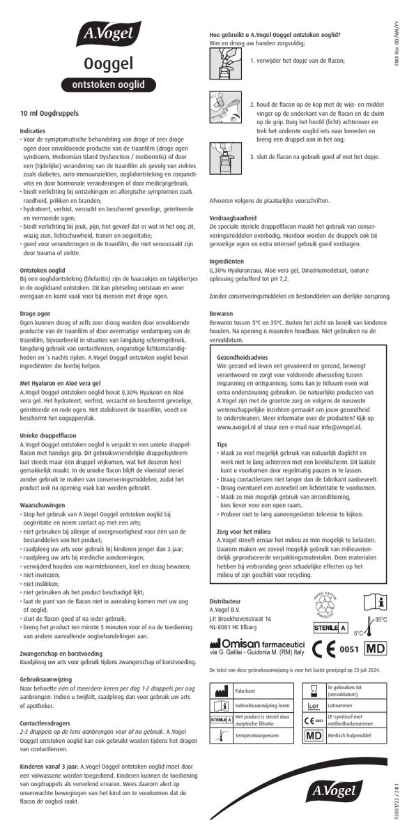 Ooggel Onstoken Ooglid afbeelding van document #1, instructions