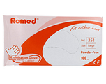 Romed Handschoen Latex Poedervrij Large 100ST
