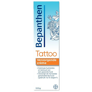 Bepanthen Tattoo Verzorgende Crème 100GR Bepanthen Tattoo Verzorgende Crème 100GR