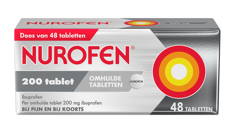 Nurofen 200mg Tabletten afbeelding