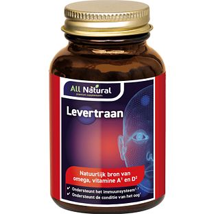 All Natural Levertraan Capsules 100CP