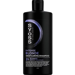 Syoss Intense Blonde Deep Caring Shampoo 3% Blond Booster 440ML