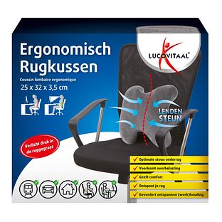 Lucovitaal Ergonomisch Rugkussen 1ST