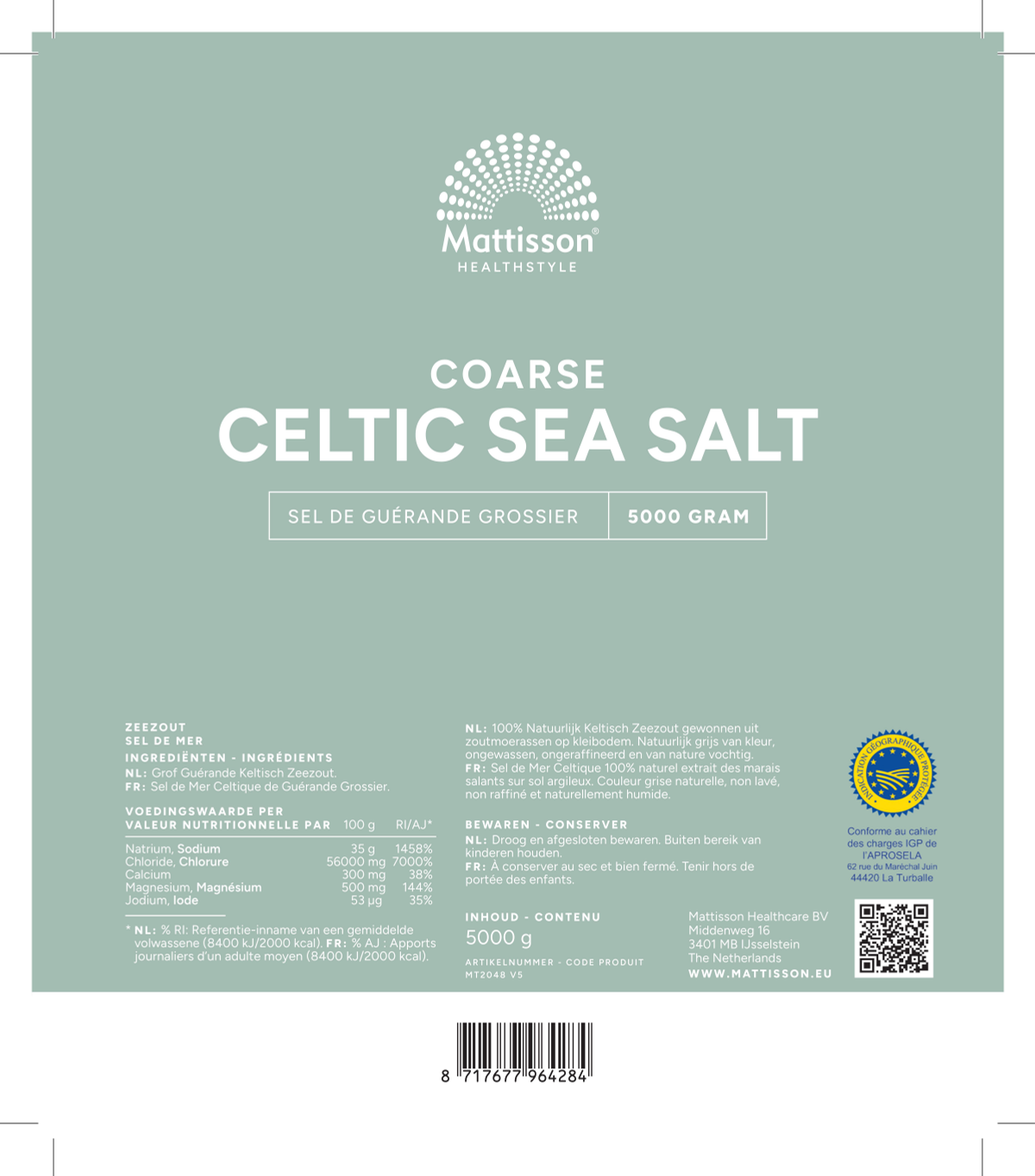 Celtic Sea Salt Grof afbeelding van document #1, label