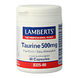 Lamberts Taurine 500mg Capsules 60VCP Lamberts Taurine 500mg Capsules 60VCP