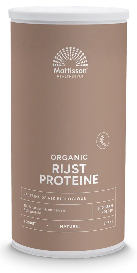 Mattisson HealthStyle Rijst Proteïne Naturel 500GR