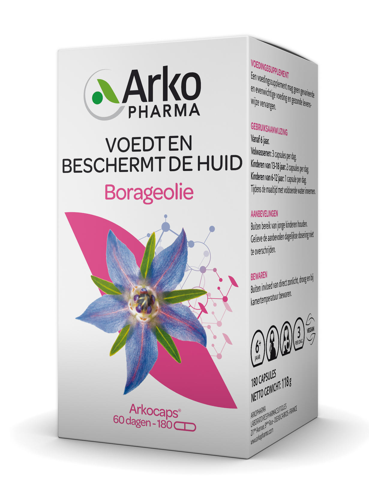 Arkocaps Borageolie Capsules 180CP