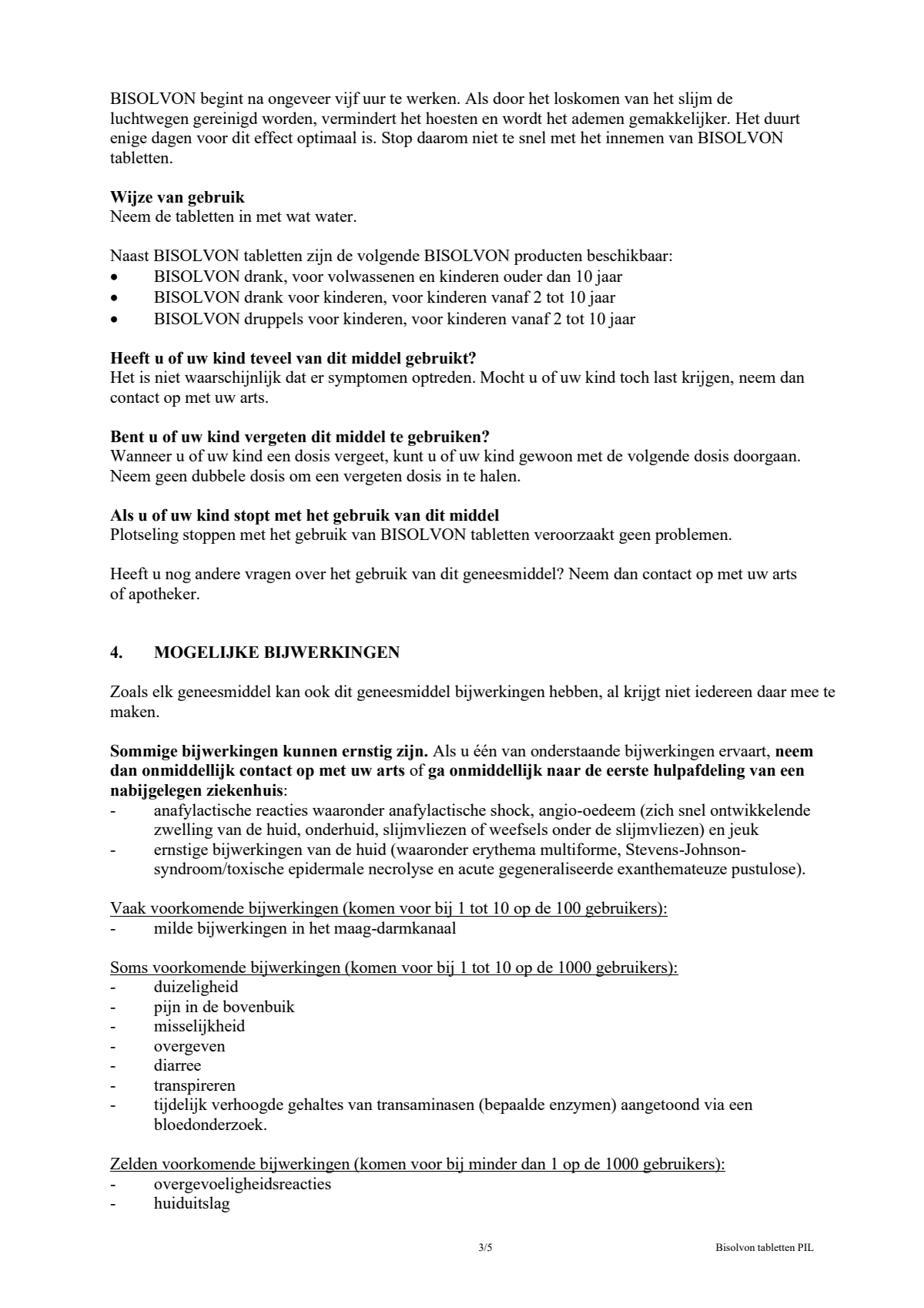 8mg Tabletten afbeelding van document #3, leaflet