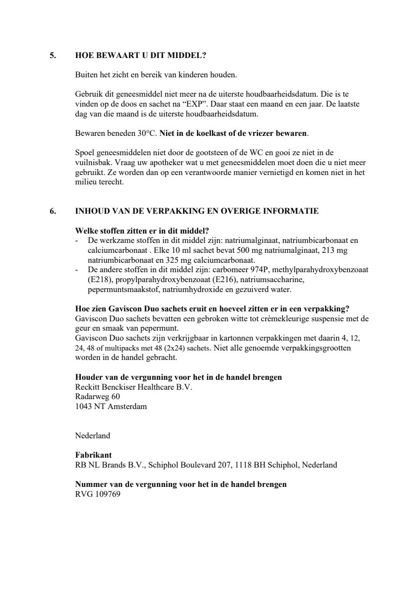 Duo Sachets afbeelding van document #4, leaflet