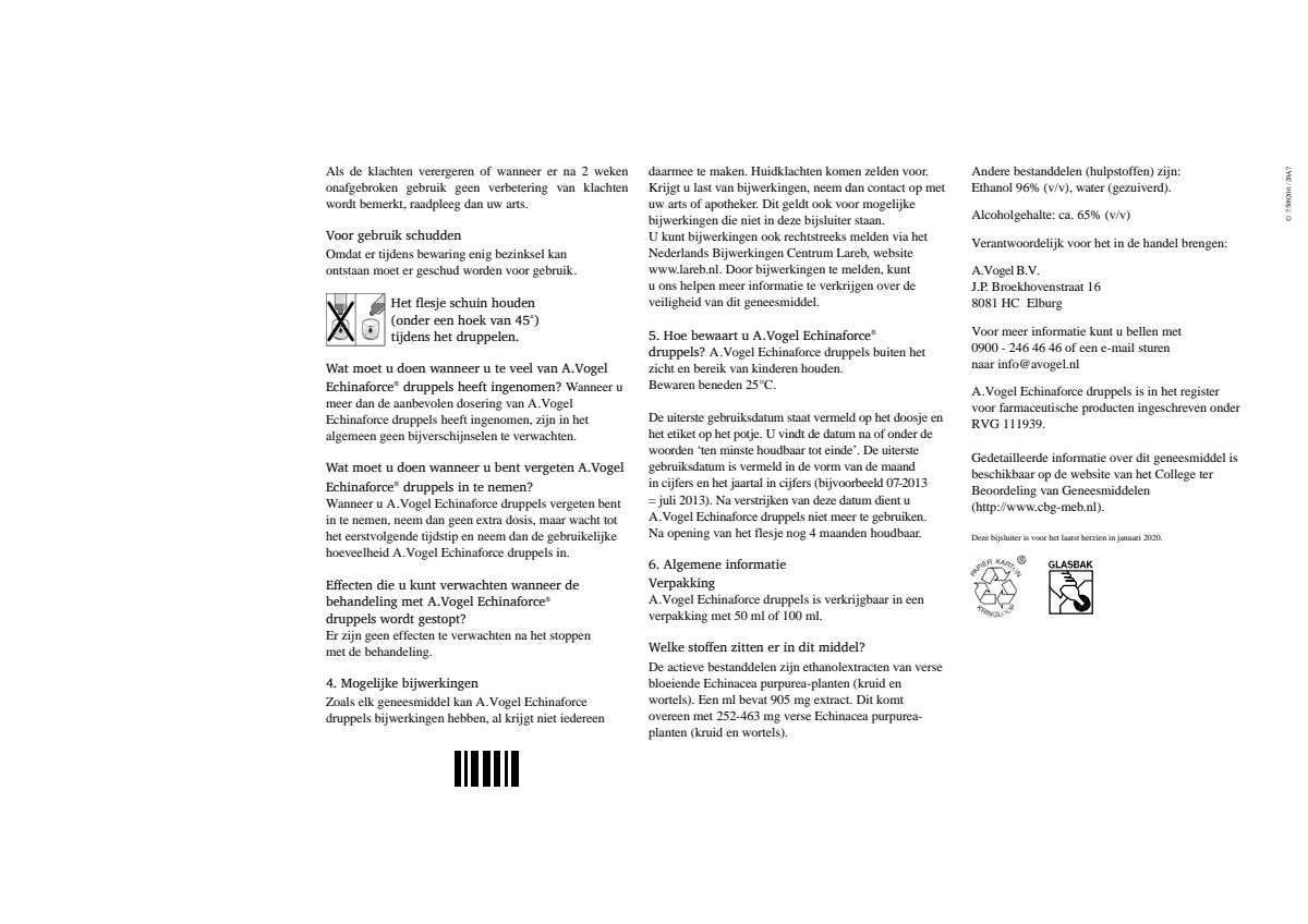 Echinaforce Druppels afbeelding van document #3, leaflet