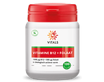 Vitals Vitamine B12 1000mcg + Folaat 500mcg Zuigtabletten 100ZTB