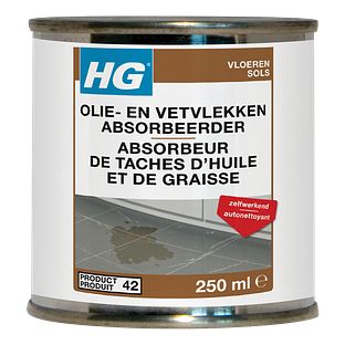 HG Vloeren Tegel & Natuursteen Olie - en Vetvlekken Absorbeerder 250ML