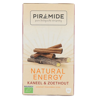 Piramide Natural Energy Kaneel & Zoethout Thee 20ZK