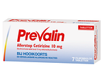 Prevalin Allerstop Cetirzine 10mg Hooikoorts Tabletten 7TB