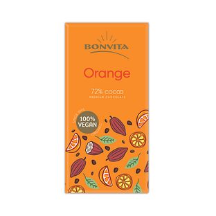 BonVita Premium Dark Chocolate Orange 100GR
