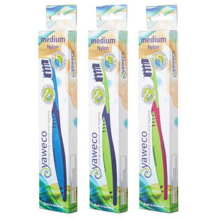 Yaweco Tandenborstel Bio Medium Nylon 1ST